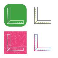 square Ruler Vector Icon