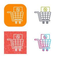 Shopping Tax Vector Icon