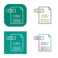 CSV Vector Icon