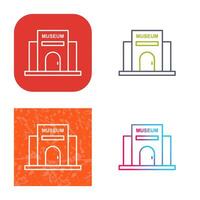 Museum Building Vector Icon