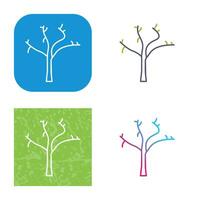 Tree with no Leaves Vector Icon