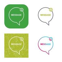 Message Bubbles Vector Icon