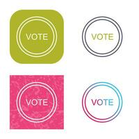 Vote Link Vector Icon