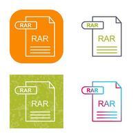 RAR Vector Icon