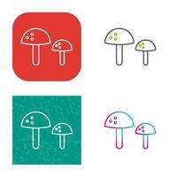 Mushrooms Vector Icon