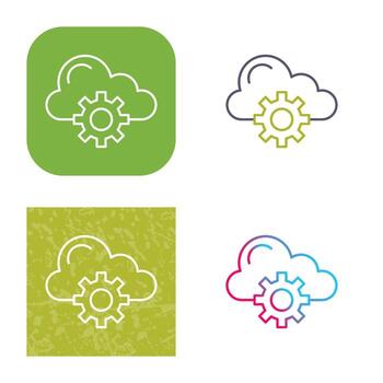Cloud Computing Vector Icon