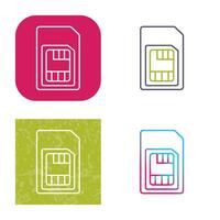 Sim Card Vector Icon