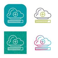 icono de vector de carga