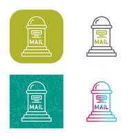 Mail Box Vector Icon