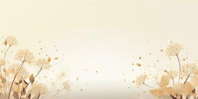 Abstract Shiny Luxury Frame, Brown and Gold Color, Premium gift design, Party, invitation card, copy space for text, word, AI Generative photo
