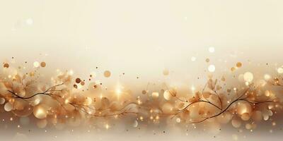 Abstract Shiny Luxury Frame, Gold Color, Premium gift design, Party, invitation card, copy space for text, word, AI Generative photo
