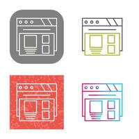 Layout Vector Icon