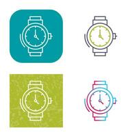 icono de vector de reloj de pulsera