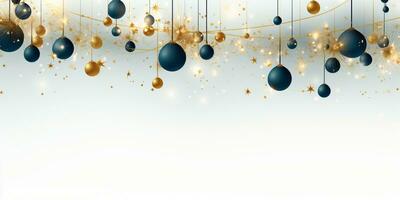 Abstract Shiny Luxury Frame, Gold Color on white background, Premium gift design, Party, invitation card, copy space for text, word, AI Generative photo