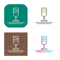 Rainbow Drink Vector Icon