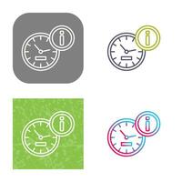 icono de vector de reloj