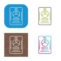 Office Card Vector Icon