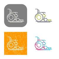 Wheel Chair Vector Icon