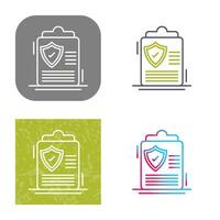 Protection Policy Vector Icon