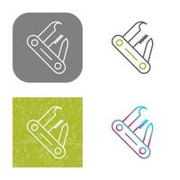 Swiss Army Knife Vector Icon