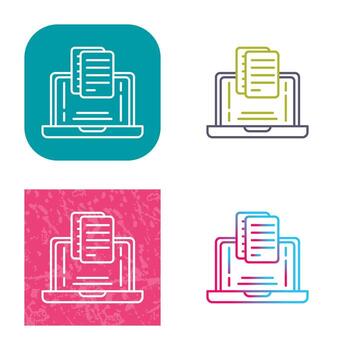 icono de vector de documento