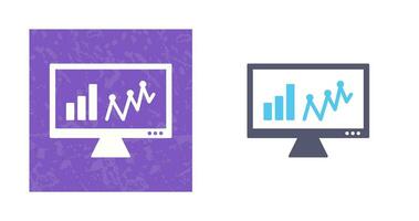 Online Stats Vector Icon