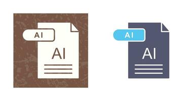 icono de vector de ai