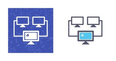 Connected Systems Vector Icon