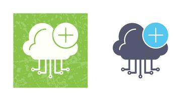 icono de vector de computación en la nube