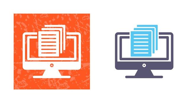 icono de vector de documento