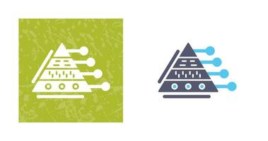 Pyramid Graph Vector Icon