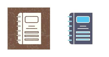 Notebook Vector Icon