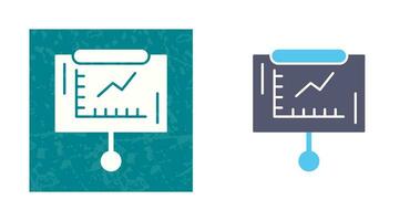 Line Graph Vector Icon