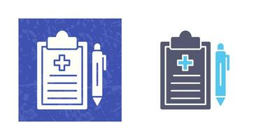 Medical Record Vector Icon