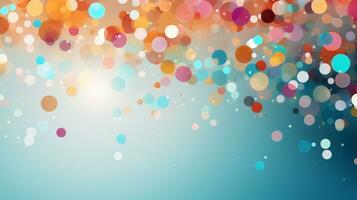 Abstract bokeh Background defocused lights sparkle, glitter, AI Generative photo