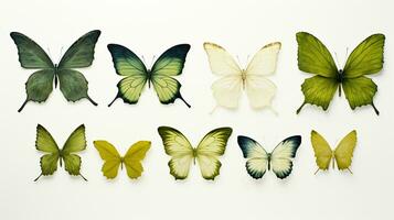 Butterflies on background. Conceptual photo of nature, AI Generative