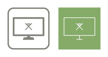 Unique Disconnected Network Vector Icon