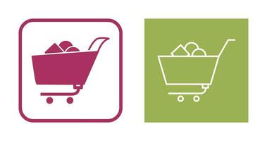 Unique Shopping Cart II Vector Icon