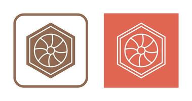 Unique Hexagonal Diaphram Vector Icon
