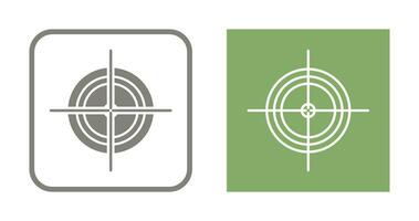 Unique Target Vector Icon