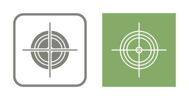 Unique Target Vector Icon