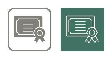 Certificate Vector Icon