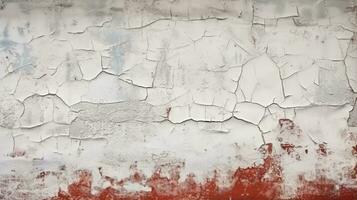 Abstract brick wall Old stained stucco texture, copy space, AI Generative photo