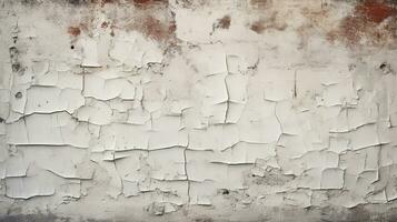 Abstract brick wall Old stained stucco texture, copy space, AI Generative photo