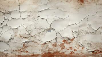 Abstract brick wall Old stained stucco texture, copy space, AI Generative photo