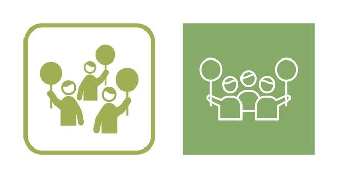 Protest Vector Icon