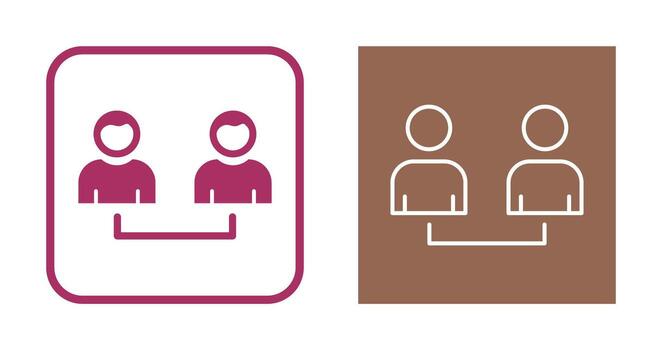Connected Users Vector Icon