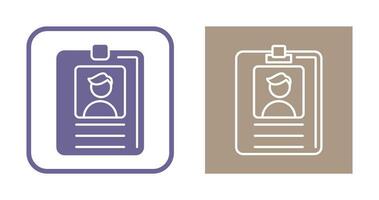 Id Card Vector Icon