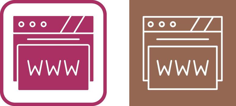Web Browser Vector Icon