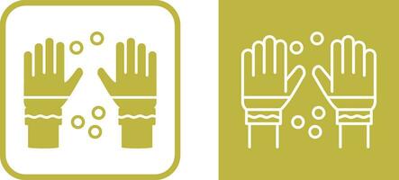 Winter Gloves Vector Icon